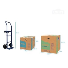 Classic Cardboard Moving Box with Handle Holes Fast shipping and Any Size