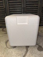 Insulated Styrofoam Cooler w/ shipping box NWT