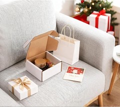 Elegant 75 Pack 4x4x2 Inch Corrugated Mailers – Lightweight and Recyclable