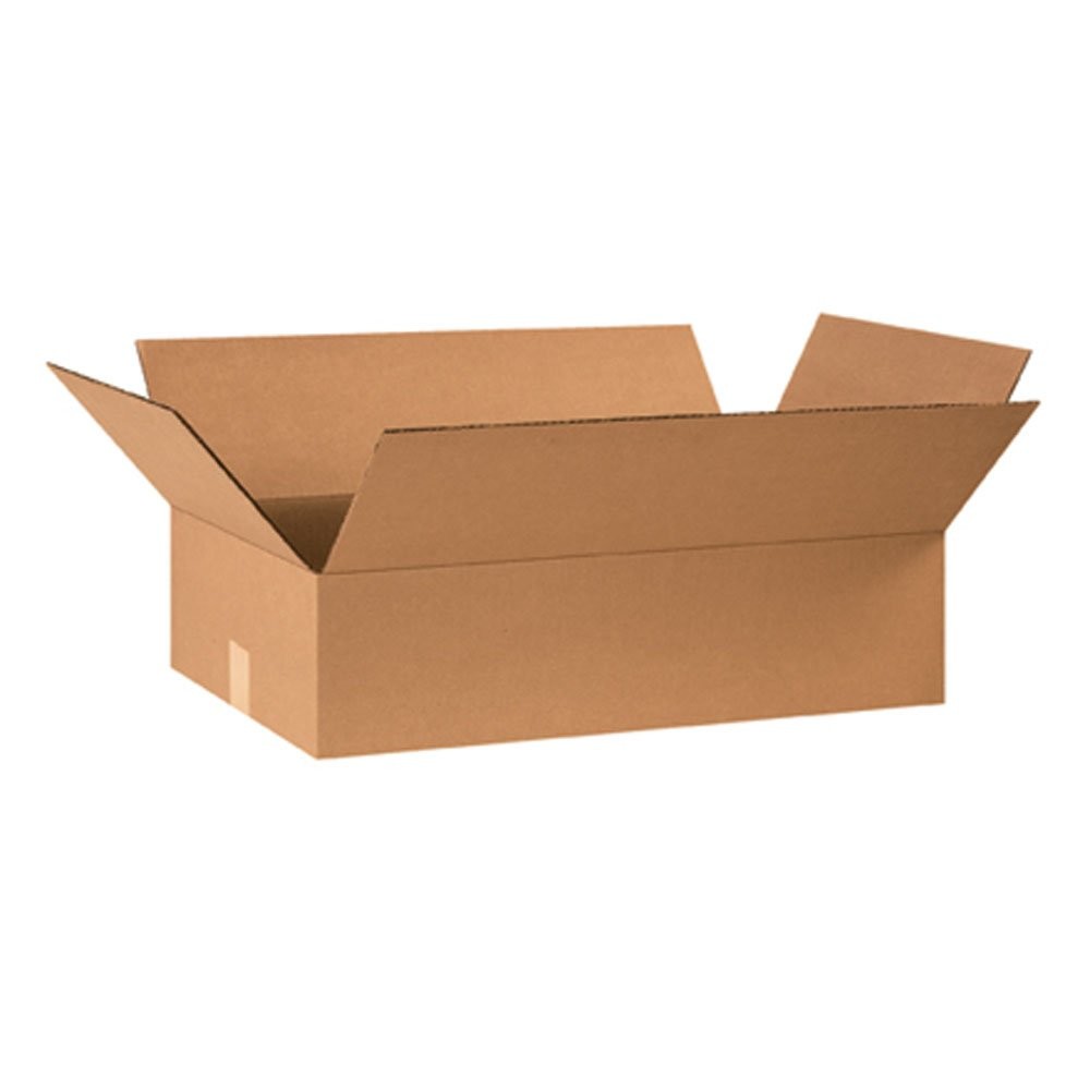 AVIDITI 24x14x6 Flat Corrugated Boxes, Flat, 24L x 14W x 6H, Pack of 25 | Shi…