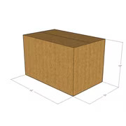16x10x10 Corrugated Shipping Boxes 32 ECT Single-Wall, 50/Pack