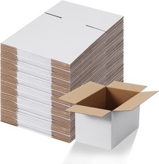 Brand New 10x6x6 White Shipping Boxes Set of 40