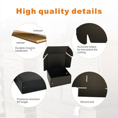 50 Pack 4X4X2” Small Shipping Boxes, Corrugated Cardboard Mailers for Business,