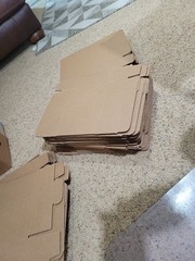 9 x 6 x 3 flat brown corrugated boxes