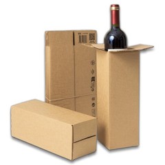 Shipping Boxes Long for Shipping and Wine Bottles – 30 x 10 x 10 cm Made in…