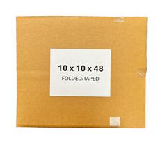 10″ x 10″ x 48″ CARDBOARD BOX – 200 lb – SINGLE BOX – TALL