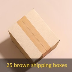 10x6x4 Shipping Boxes 25/50 Piece Set for Mailing Small Business Gift Wrapping