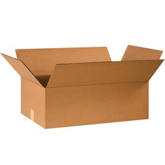 TAPE LOGIC 24x14x8 Flat Corrugated Boxes, Flat, 24L x 14W x 8H, Pack of 20 | Shi