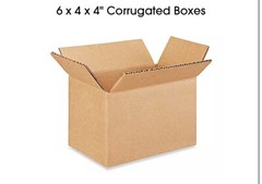 6x4x4 200 Shipping Packing Mailing Moving Boxes Corrugated Carton