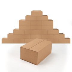 10x6x4 inches Shipping Boxes Small Cardboard Boxes for Packing, Moving, Maili…