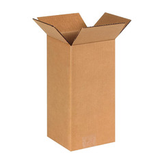 6X6X12 Tall Corrugated Boxes, Tall, 6L X 6W X 12H, Pack of 25 | Shipping, Packag