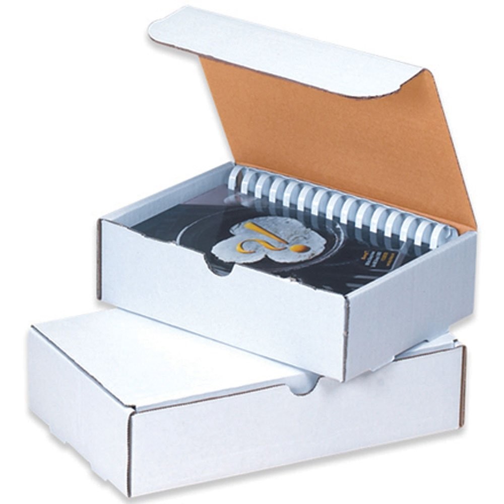 Mailer Boxes Small 11 1/8″L x 8 3/4″W x 4″H 50-Pack – Corrugated Cardboard Bo…