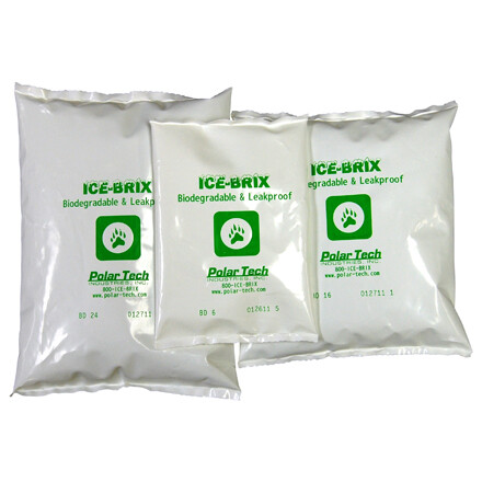 6 x 4 x 3/4″ – 6 oz. Ice-Brix? Biodegradable Packs 96/Case