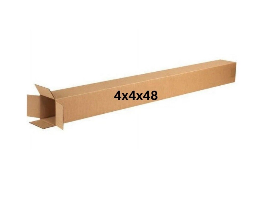 4″ x 4″ x 48″ CARDBOARD BOX 8 Waterproof Packaging Pick Up Available.