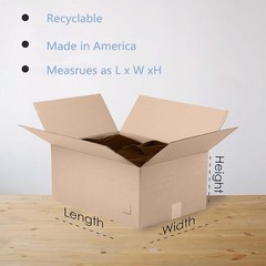 2 large corrugated cardboard shipping boxes (20x16x16 in) for mailing/storage.