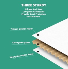 10-Pack Crush-Resistant Small White Mailer Boxes 6x6x2 Inch – Perfect for Gifts
