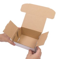 50 PCS – WHITE CORRUGATED MAILERS 6x4x3″ Shipping Packing Paper Boxes Mailers
