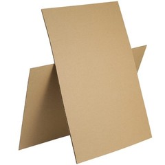 50 Pack 11×17 In Corrugated Cardboard Sheets 1/8″ Thick Chipboard Brown Box