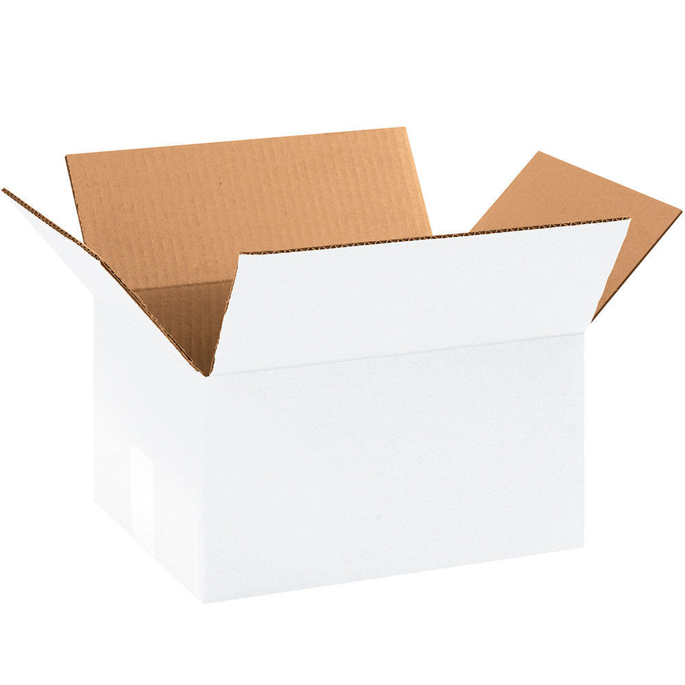 25 – WHITE -11 1/4 x 8 3/4 x 6 – Shipping Boxes Corrugated Cartons