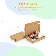 Sturdy Corrugated Cardboard Boxes 100 Pack 6x4x1 Inches for Safe Shipping
