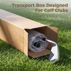 Pack Golf Club Shipping Boxes, 48x4x4 Inch Tall Corrugated Cardboard Golf Club B