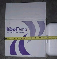 Kooltemp Insulated Shipping Box & Styrofoam Container *Shipped As Is-No 2nd Box*