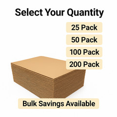 6×9 Corrugated Cardboard Pads 1/8″ Thick 32 ECT Mailer Inserts 25-200 Villago