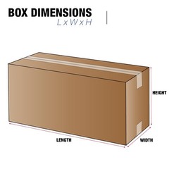 AVIDITI 18 x 18 x 6″ Flat Corrugated Boxes,18″L x 18″W x 6″H, Pack of 20 | Sh…