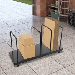 43″Lx18″Wx23″H Pole Adjustable Steel Carton Stand Cardboard Box Stand Rack