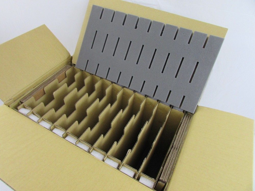 10-Slot Motherboard Shipping Storage Box 1-1/4″Wx 10-3/4″L x 13-1/2″ Depth Slots