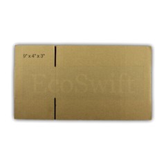 50 9x4x3 EcoSwift Cardboard Packing Moving Shipping Boxes Corrugated Box Cartons
