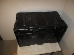 Hardigg Pelican AL3620-1704 Hinged Single Lid Hard Case 40x23x23 w/Wheels Black