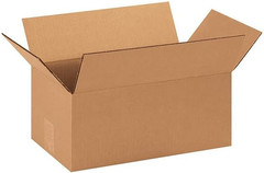 25 Pack 14 X 8 X 6 Corrugated Cardboard Boxes for Packing, Shipping, or Moving
