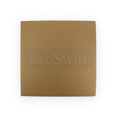 50 12 x 12 EcoSwift Corrugated Cardboard Pads Inserts Sheet 32 ECT 1/8″ Thick