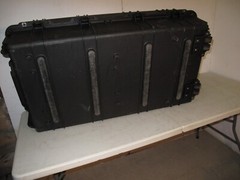 Pelican Case Protector 1780 45x25x16 OD 41x21x14 ID Wheels and Handle Black
