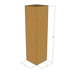 8x8x30 Tall Corrugated Shipping Boxes 32 ECT Single-Wall, 10/Pack