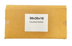 30″ x 30″ x 16″ Cardboard Corrugated Box – SINGLE BOX