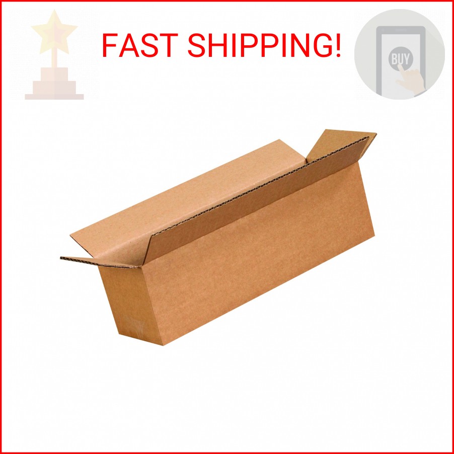 TAPE LOGIC 14 x 4 x 4 Corrugated Cardboard Boxes, Long 14″L x 4″W x 4″H, Pack of