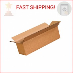 TAPE LOGIC 14 x 4 x 4 Corrugated Cardboard Boxes, Long 14″L x 4″W x 4″H, Pack of