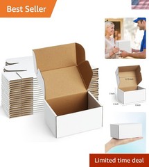 Durable 25 Pack 6x4x3 Corrugated Shipping Boxes – Lightweight & Easy to Use