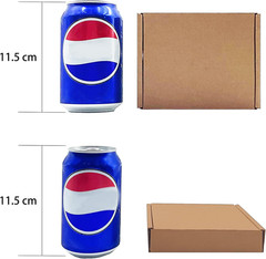 ​​​5X4X1 Inch Small Shipping Boxes 50 Pack, Brown Kraft Corrugated Cardboard