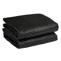 (2 Pack) Moving Blanket, 40″x 72″ Thick Moving Blankets Heavy Duty Furniture …