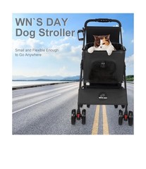 3 in 1 Pet Dog Stroller for Small Medium Dogs 10-50 lbs, Foldable C… Fast Ship