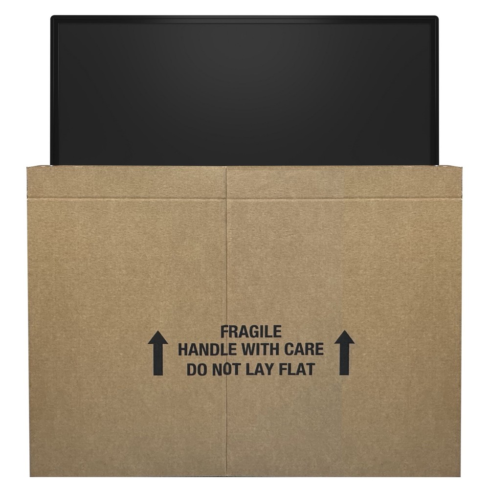 TV Moving Box Double Wall 72 in x 6 in x 40 in 1 Count 1 Pack