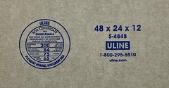 24″ x 20″ x 12″ CARDBOARD BOX – 200 lb – SINGLE BOX