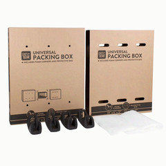 Pen + Gear Universal Moving Box with Cushioning, Fits TVs up to 65″, 2 Count