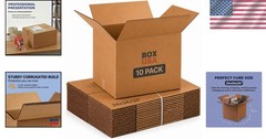32-ECT Strength Shipping Boxes 24x24x24 10-Pack
