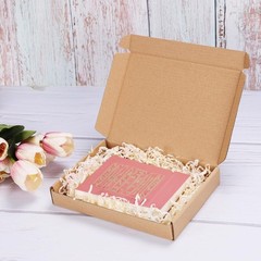Brown Shipping Boxes Bulk 7x5x1 Inch Tab Lock Tuck Top Mailer 50 Pack Brown