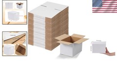 Brand New Shipping Boxes Set of 40, 7x5x5, White