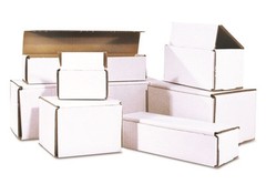 400 – 7 x 3 x 2 White Corrugated Shipping Mailer Packing Box Boxes
